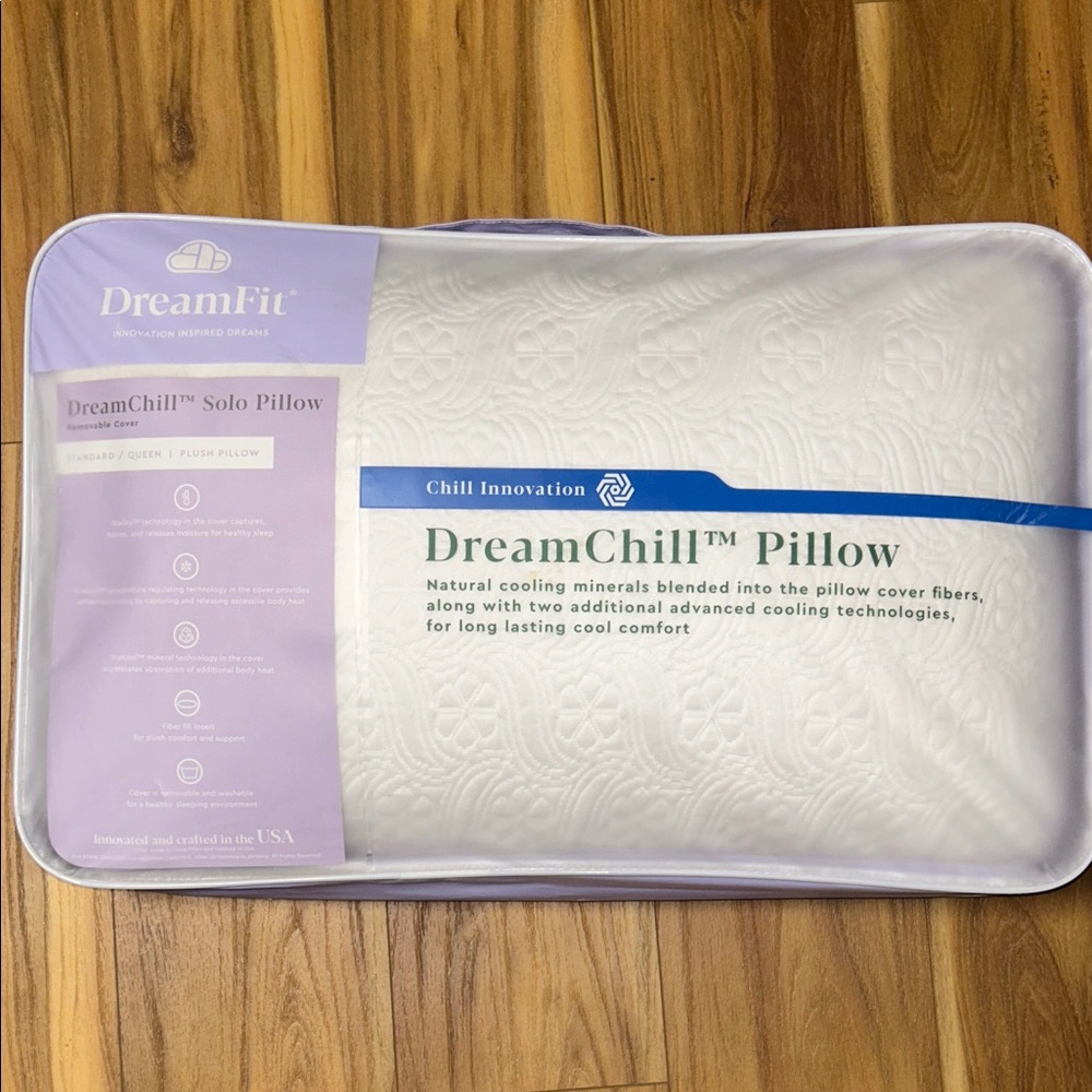DreamChill Solo Standard/Queen  Plush White Pillow